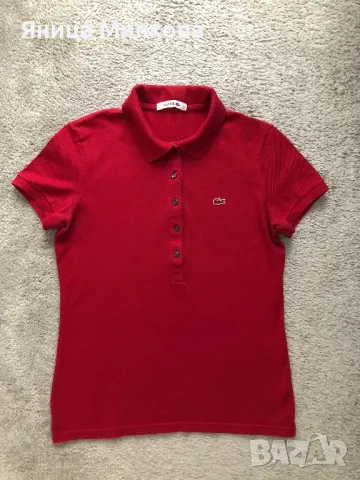 Дамска тениска Lacoste, снимка 2 - Тениски - 49546015