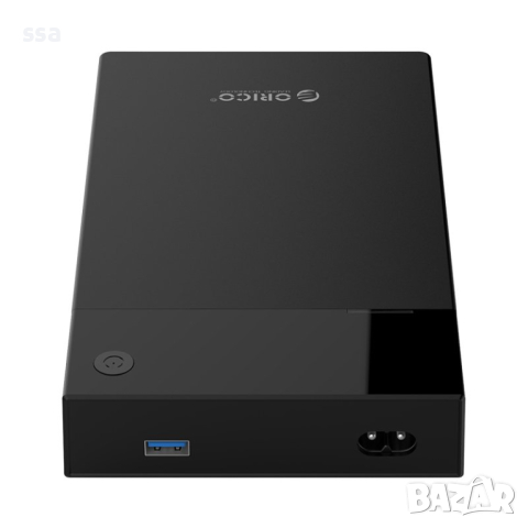Orico кутия за диск Storage - Case - 3.5 inch, USB3.0, Built-in Power adapter, UASP, black - 3599U3, снимка 5 - Външни хард дискове - 44783900