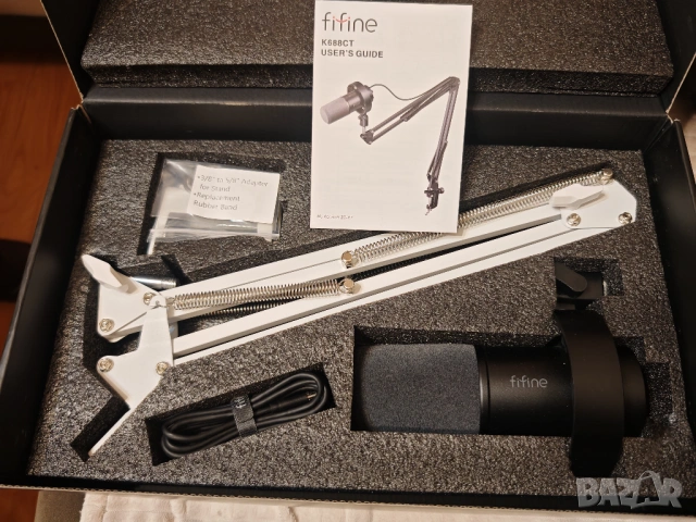 Fifine K688CT динамичен микрофон с рамо – USB/XLR, нов