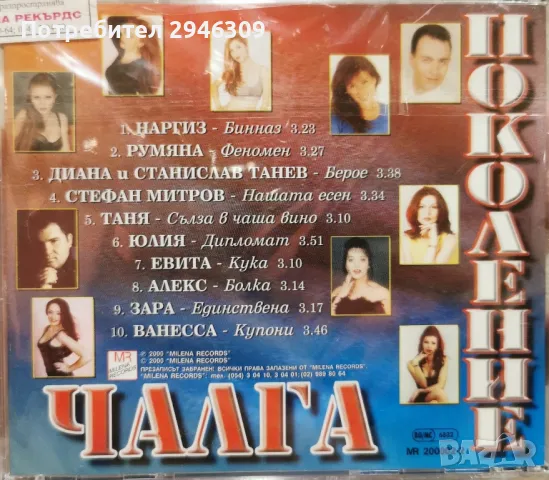 Чалга поколение(2000), снимка 2 - CD дискове - 48585946