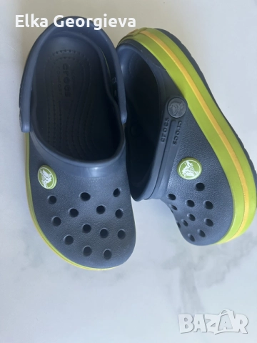 Оригинални детски чехли-сандали Crocs, снимка 10 - Детски джапанки - 55978988