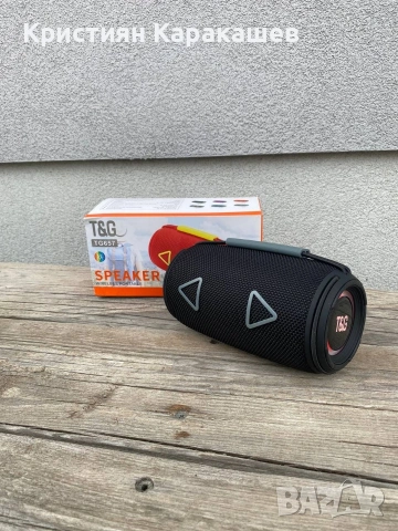 Портативна тонколона,T&G TG657,RGB светлини с Bluetooth