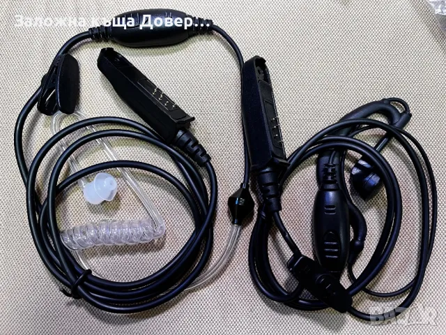 Акустични хендс фри слушалки hands free Baofeng Quansheng uv9 uv5 uv6 uv8, снимка 4 - Екипировка - 47895885