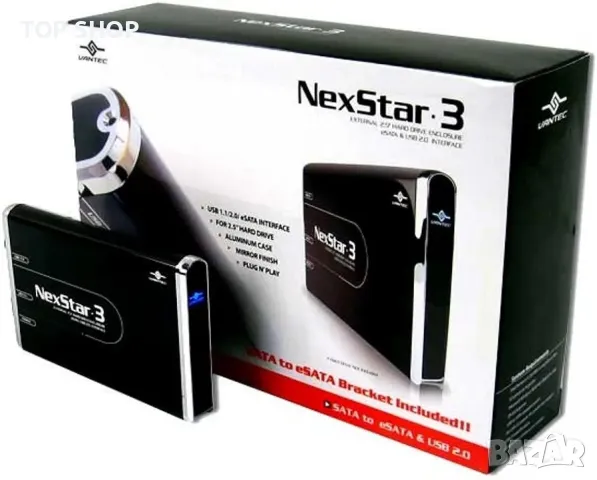 Кутия за твърд диск NST-260SU-BK NexStar3 2.5" Serial ATA Negro