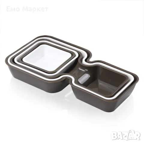 Цветни купички от 6 части. Изработени са от висококачествена, плътна пластмаса., снимка 9 - Други стоки за дома - 48849058