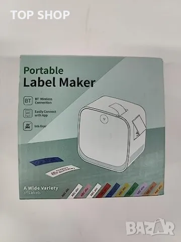 Нов Преносим термичен принтер за етикети Машина за етикетиране без мастило, снимка 8 - Други стоки за дома - 49956856