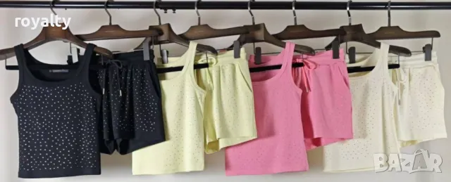 Дамски екипи с камъни Различни цветове 