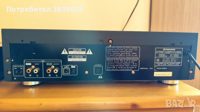 Дек PIONEER CT-S610, снимка 2 - Декове - 54217732