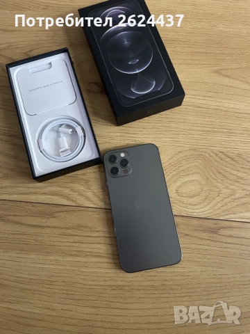 Бартер iPhone 12 Pro 128gb graphite 100%