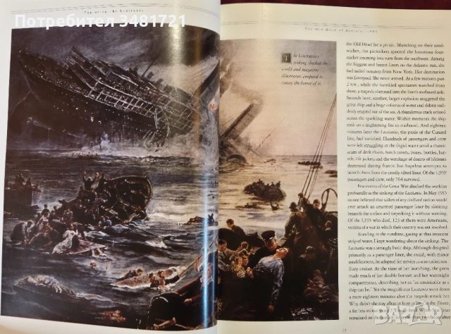 Exploring the Lusitania. Probing the Mysteries of the Sinking That Changed History, снимка 5 - Енциклопедии, справочници - 53883610