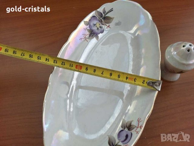 руски порцелан ръчно рисуван, снимка 7 - Антикварни и старинни предмети - 29426185