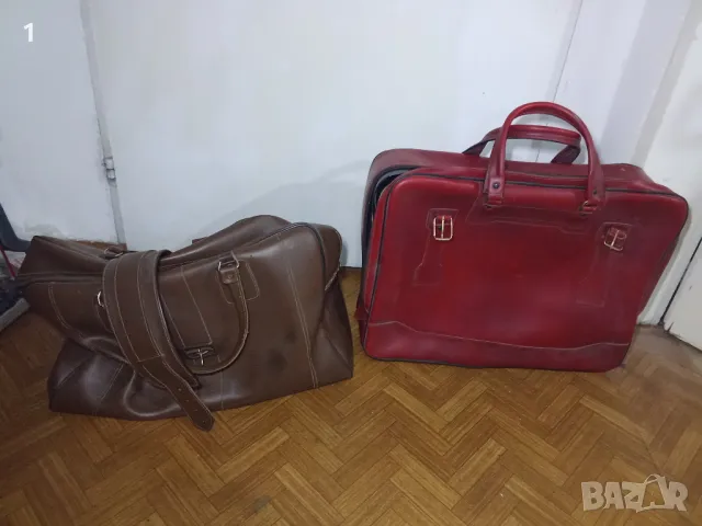 Стари пътни чанти, снимка 3 - Антикварни и старинни предмети - 49768396