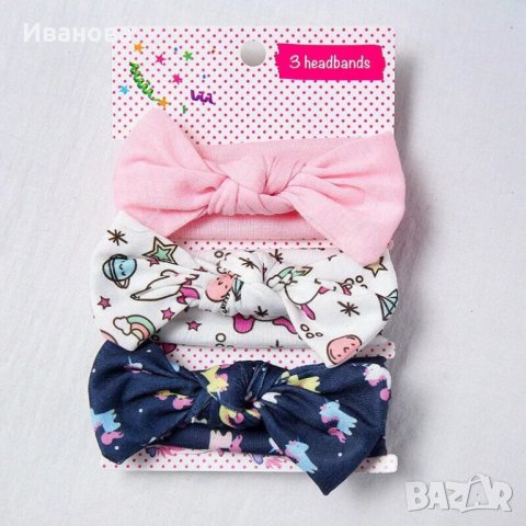 Комплект ленти за глава, снимка 11 - Шноли, диадеми, ленти - 29094892