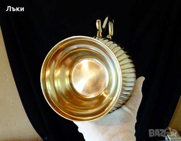 Бронзова кана за вино,1.25 кг.,2 литра., снимка 8 - Антикварни и старинни предмети - 30296258