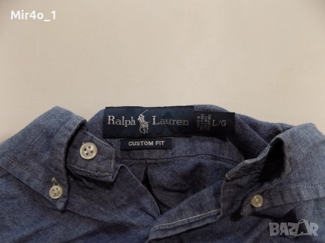 риза lacoste/polo ralph lauren тениска блуза горнище оригинал мъжка размер 39/L, снимка 10 - Ризи - 41551508