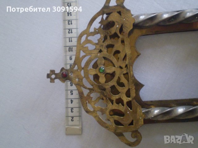 Антикварно руско домашно кандило с иконостас, снимка 12 - Антикварни и старинни предмети - 37190701