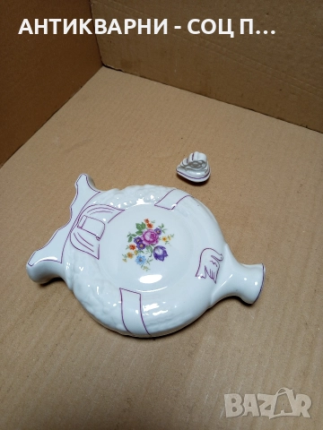 Соц Стара Българска Порцеланова Бъклица. , снимка 6 - Антикварни и старинни предмети - 52776826