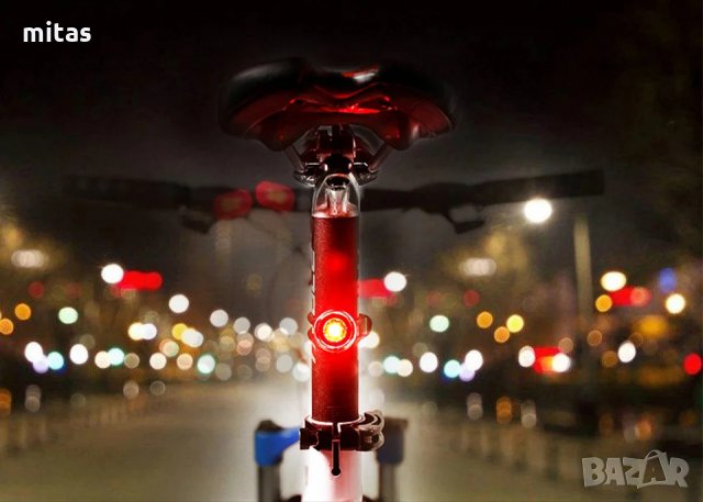 Комплект преден/заден LED стоп светлина фар за велосипед колело, снимка 7 - Аксесоари за велосипеди - 27860084