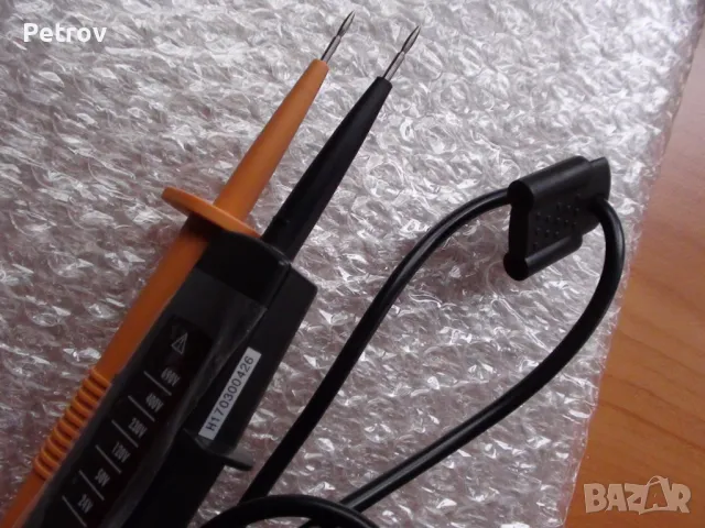 WEIDMÜLLER VT - ЧИСТО НОВ Profi Тестер, Уред за мерене на напрежение 12 - 690 V AC/DC и поляритет !!, снимка 8 - Клещи - 48159786