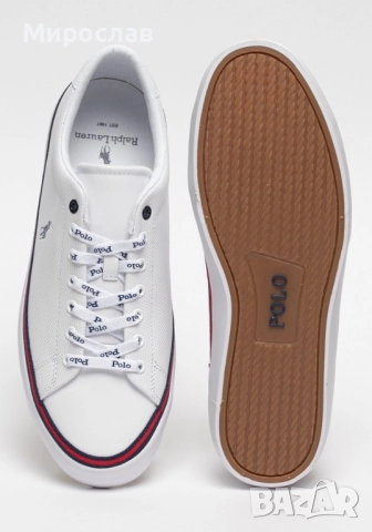 Polo by Ralph Lauren мъжки кожени сникърси/маратонки 45 номер, снимка 12 - Маратонки - 52858134