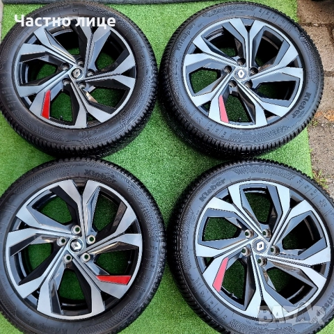 Продавам 4бр оригинални 18-ки джанти с зимни гуми KLEBER Krisalp HP3 SUV за Рено Аркана, Каптур 