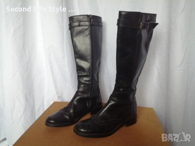 Lavorazione Artigiana №37 дамски ботуши естествена кожа, снимка 5 - Дамски ботуши - 53009156