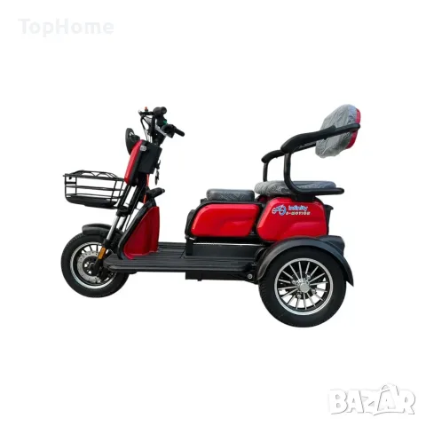 Електрическа триколка X3 1800W (50км+ пробег) 2026, снимка 5 - Мотоциклети и мототехника - 56128325