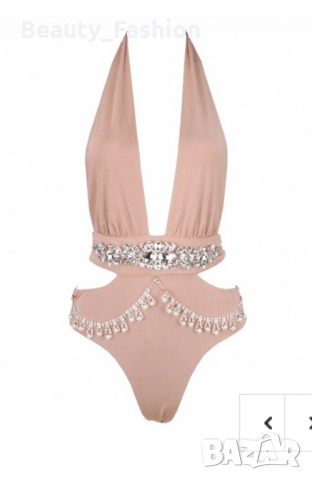 Сексапилен еластичен цял бански, снимка 4 - Бански костюми - 44700924