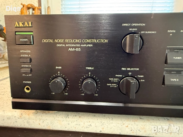 Akai AM-65 Стерео усилвател DAC , снимка 12 - Ресийвъри, усилватели, смесителни пултове - 51539413