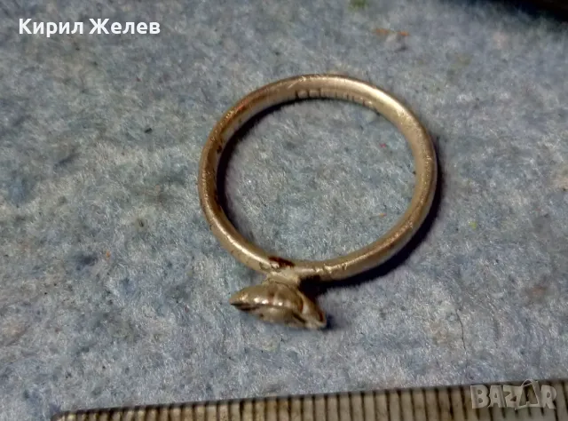 SPINNING Марков СРЕБЪРЕН ПРЪСТЕН СРЕБРО 925 с ЩЕМПЕЛ на БИЖУТЕРА БУТИКОВО БИЖУ РЪЧНА РАБОТА 38596, снимка 12 - Пръстени - 49153627