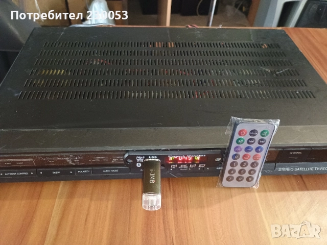 Усилвател 2х60W c Bluetooth, radio, usb, aux, micro sd и дистанционно 