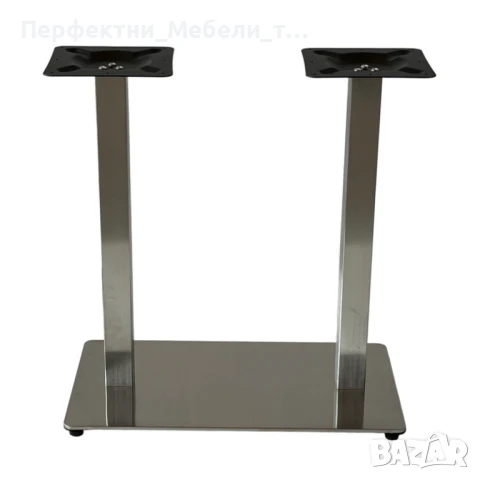 Основа за маса стомана,крак за маса стоманен,база за маса от стомана-цвят инокс-налични, снимка 4 - Обзавеждане за заведение - 51179465