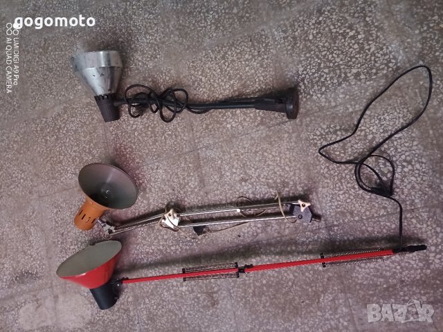 Работна Лампа шарнирна, подвижна, Настолна лампа,за бюро,маса,тезгях,струг,, снимка 5 - Други инструменти - 36369776