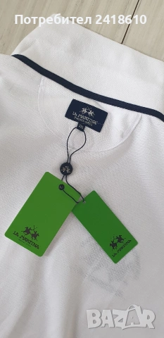 La Martina Pique Cotton  Mens Size 3XL НОВО! ОРИГИНАЛ! Мъжка Тениска!, снимка 3 - Тениски - 54256671