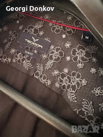 Чисто нова риза TEODOR, размер М, Slim fit, снимка 2 - Ризи - 56059376