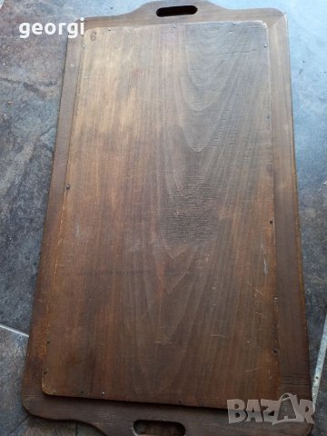 Ретро дървен поднос 1934г.  10/4, снимка 8 - Аксесоари за кухня - 38677484