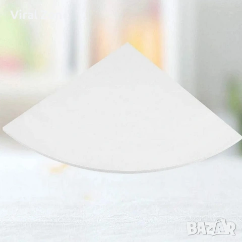 Комплект от 4 ъглови стенни рафта за съхранение – PVC, снимка 7 - Други стоки за дома - 53240009