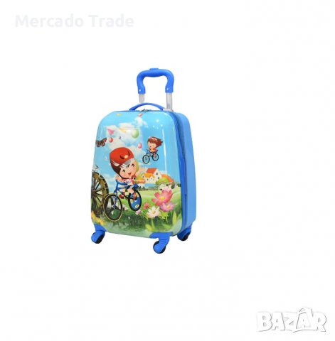 Комплект Mercado Trade, Куфар и раница, За деца, Момче с колело, Цветен, снимка 3 - Кенгура и ранички - 40182461