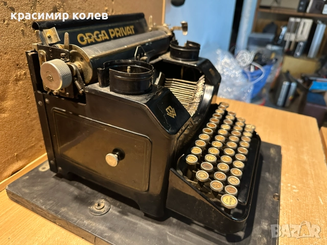 немска пишеща машина "ORGA PRIVAT", снимка 5 - Антикварни и старинни предмети - 52673131