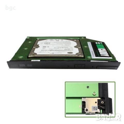 Адаптер за Втори Диск HDD/SSD за Лаптоп Dell Latitude E6320 E6420 E6520 E6330 E6430 Кеди Втори Диск , снимка 5 - Части за лаптопи - 30497694
