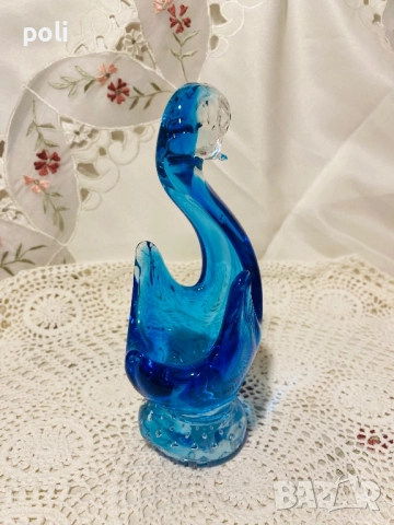 лебед от стъкло, снимка 4 - Декорация за дома - 51515867