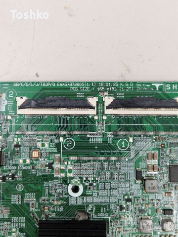 Main board EAX67872805(1.1) TV  LG 55UK6200PLA HC550DGG-SLUL5-A14X, снимка 2 - Части и Платки - 44601602