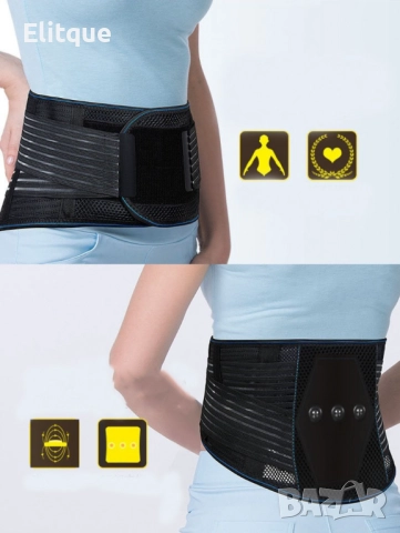 Самозагряващ магнитен турмалинов пояс-колан TV172B, снимка 6 - Други - 52889101