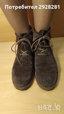 Paul Green Munchen дамски обувки естествен велур, снимка 6 - Дамски боти - 31273864