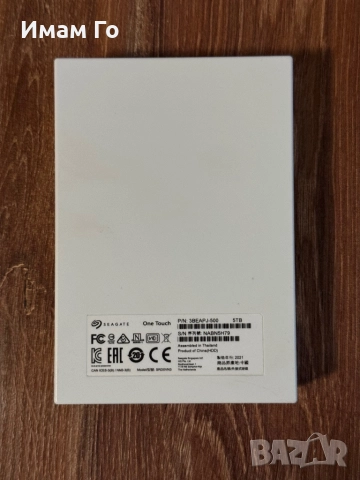 Seagate One Touch 5TB – Премиум преносим диск (Red Metallic), снимка 5 - Външни хард дискове - 52531011