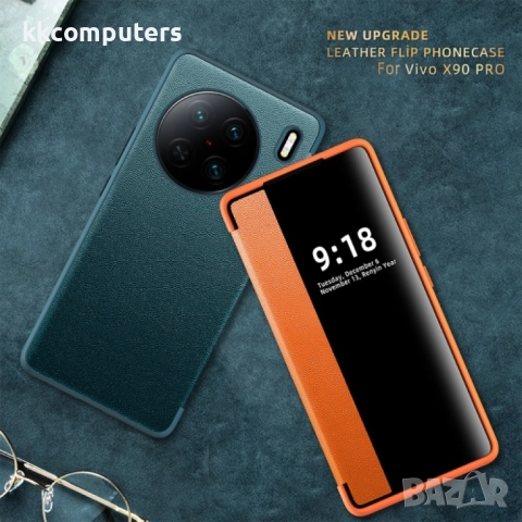 vivo X90 Pro View Window Калъф и Протектор, снимка 4 - Калъфи, кейсове - 51493407