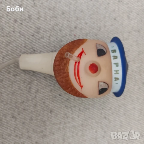 Стара Ретро Соц Гумена Помпичка Играчка за Бутилка - Моряк Варна, снимка 2 - Колекции - 51296497