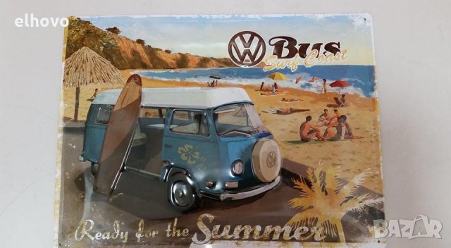 Ретро ламаринена табела Ready for the Summer, снимка 2 - Антикварни и старинни предмети - 29306433