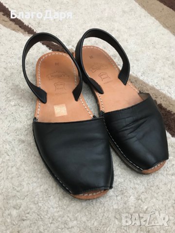 Сандали естествена кожа 38, снимка 2 - Сандали - 36920537