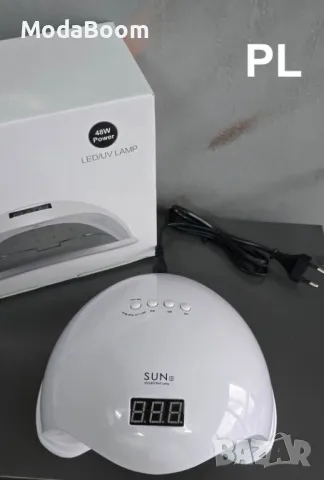 Компактна UV LED лампа за нокти SUN5 с висока мощност-48W,сензор за автоматична пускане, 24 LED , снимка 3 - Продукти за маникюр - 48741387